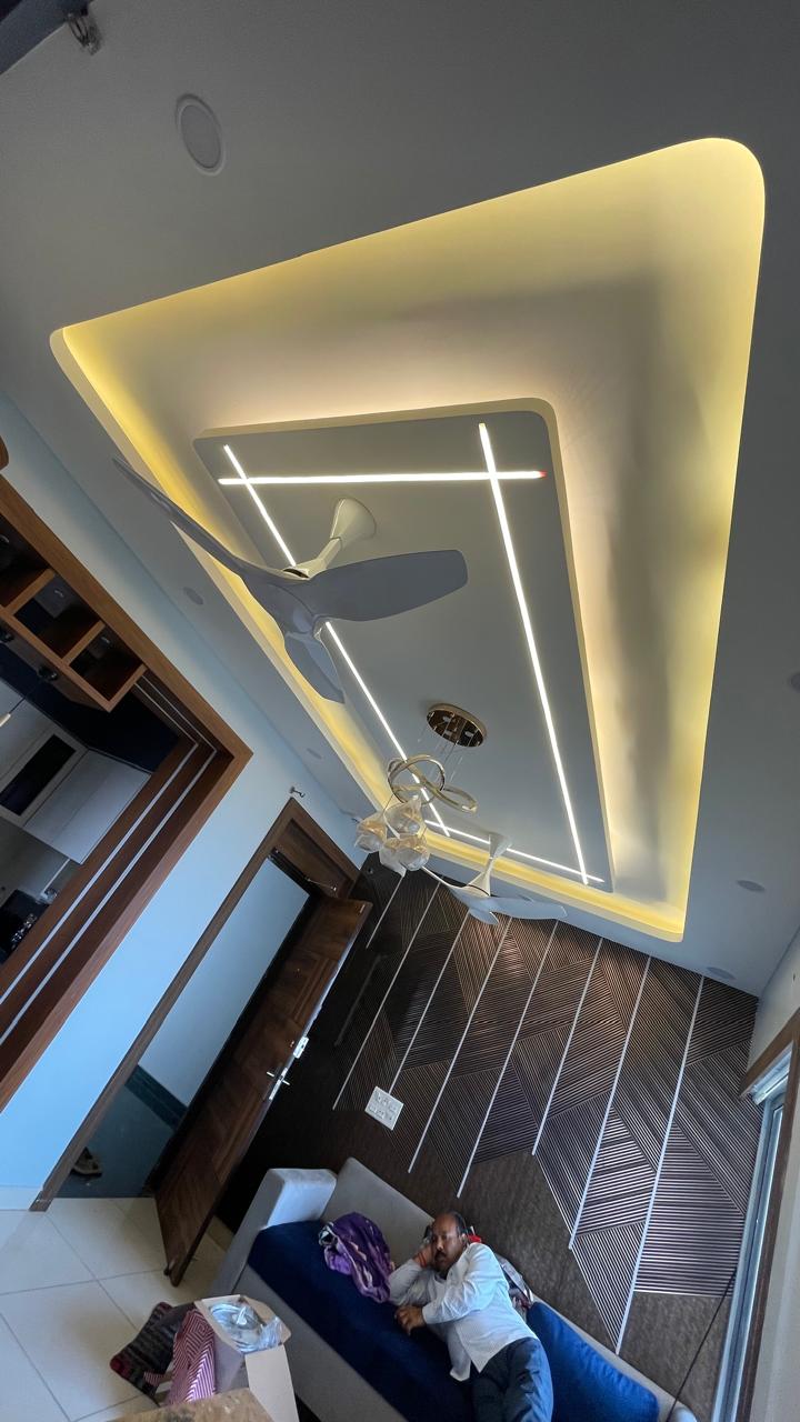 Peripheral POP False Ceiling